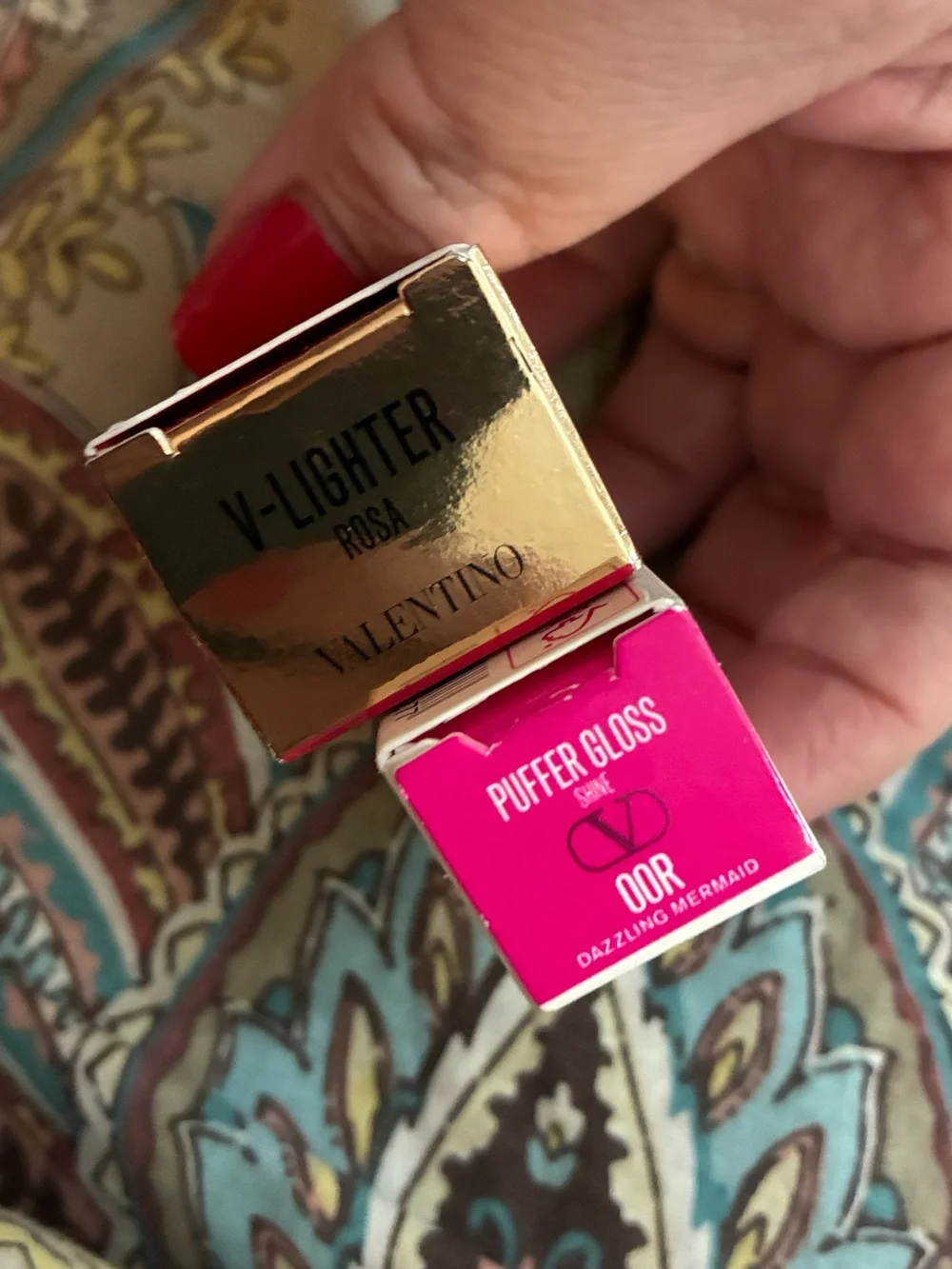 Valentino Highlighter/Primer & Lipgloss Pair